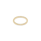 enewton gold 2mm bead ring - multiple sizes