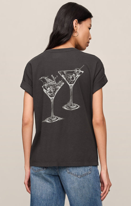 Martini boyfriend shirt