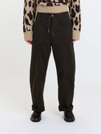 Villa draw string pant in fern