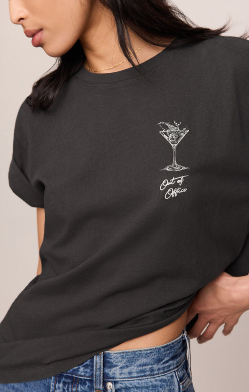 Martini boyfriend shirt