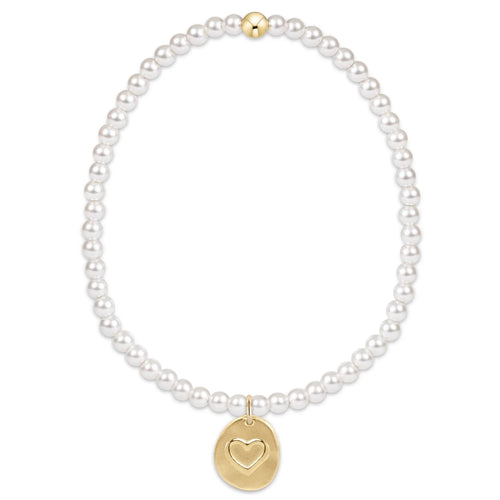 enewton classic pearl bracelet - inspire love small charm