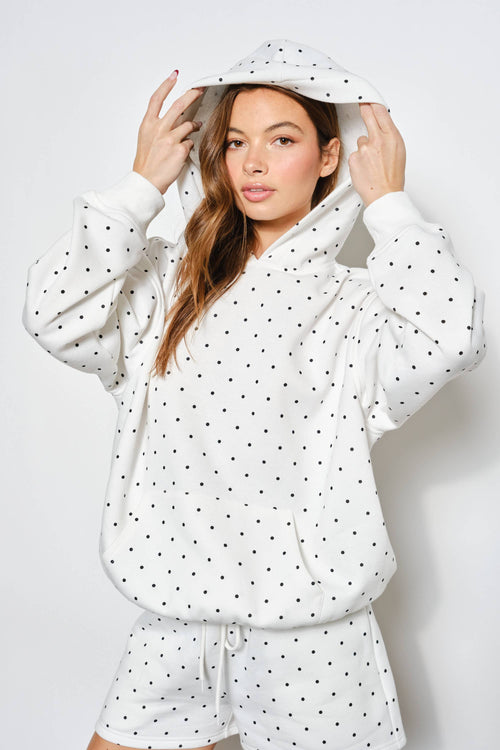 Olivia polkadot sweatshirt