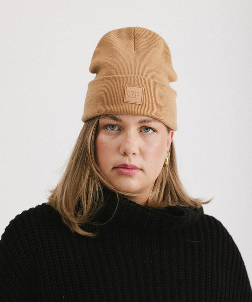 GP Knit Beanie: Latte