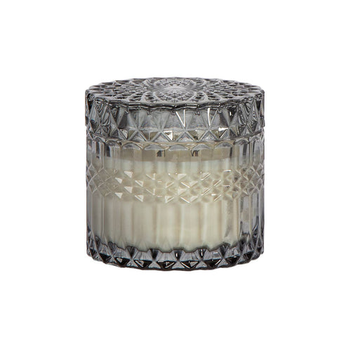Heathered Suede 8oz Petite Shimmer Candle