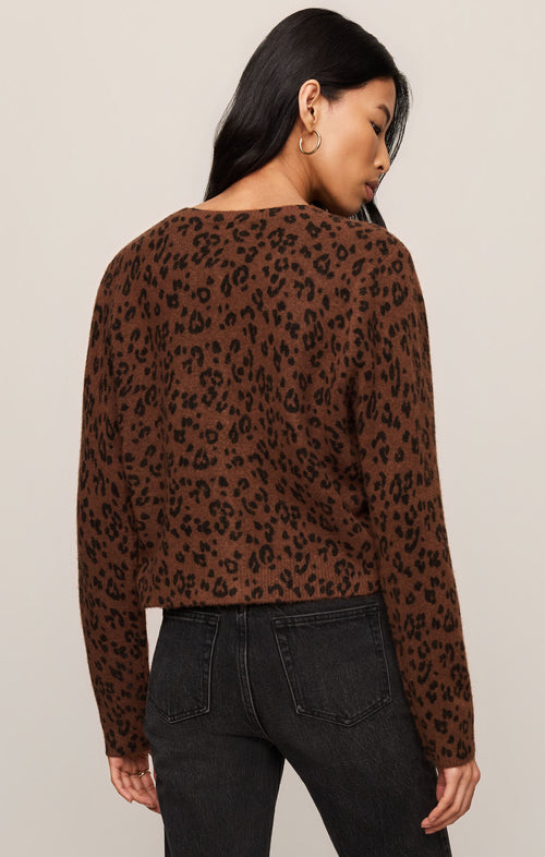 Medina leopard cardigan
