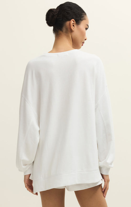 Weekender white sweatshirt