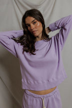 Tyler french terry sweatshirt ultraviolet