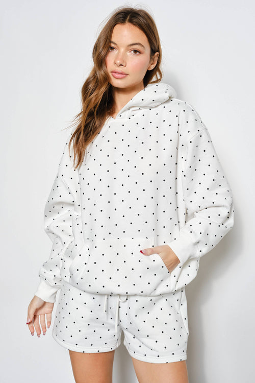 Olivia polkadot sweatshirt