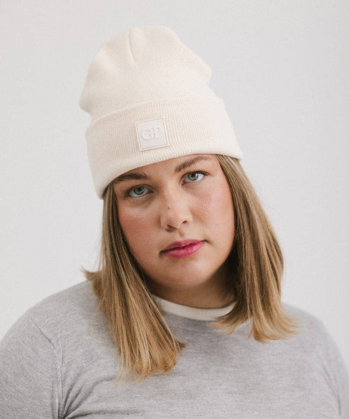 GP Knit Beanie: Off-White