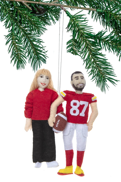Taylor and Travis Ornament
