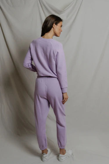 Johnny - french terry easy sweatpant ultraviolet