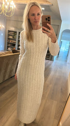 Cable maxi dress