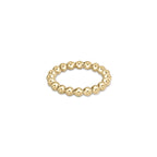 enewton gold 3mm bead ring - multiple sizes