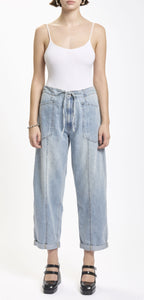 Villa drawstring barrel leg