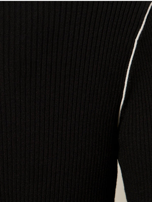 Sporty rib zip up