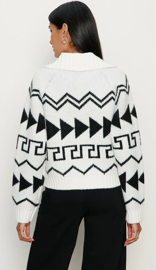 Below zero fairisle pullover