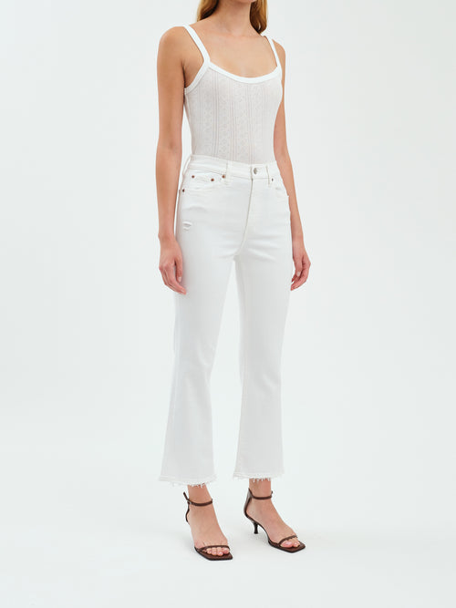 SHY GIRL HIGH RISE CROP FLARE