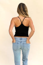 Racerback Cami: Black