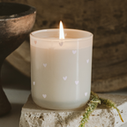 All over hearts 12 oz Soy Candle