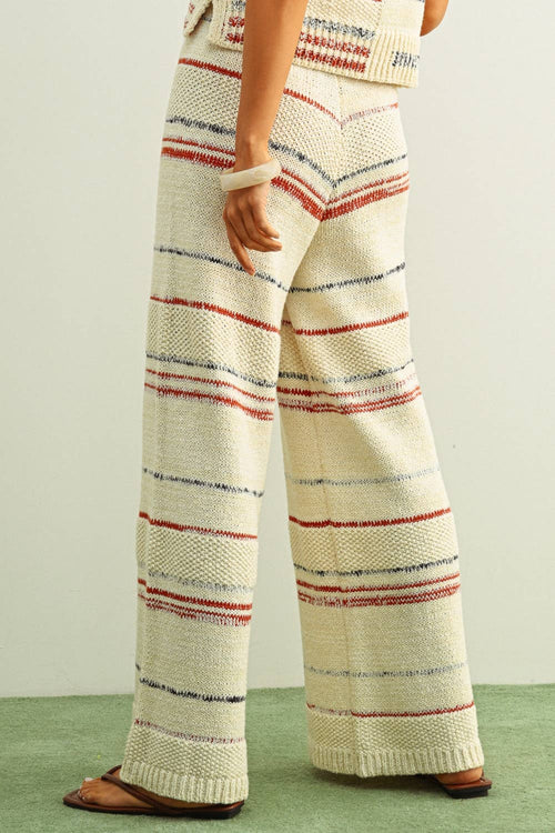 Arden stripe knit pants