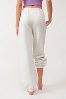 Sweat pants white melange