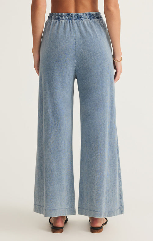 Lela jersey denim pant