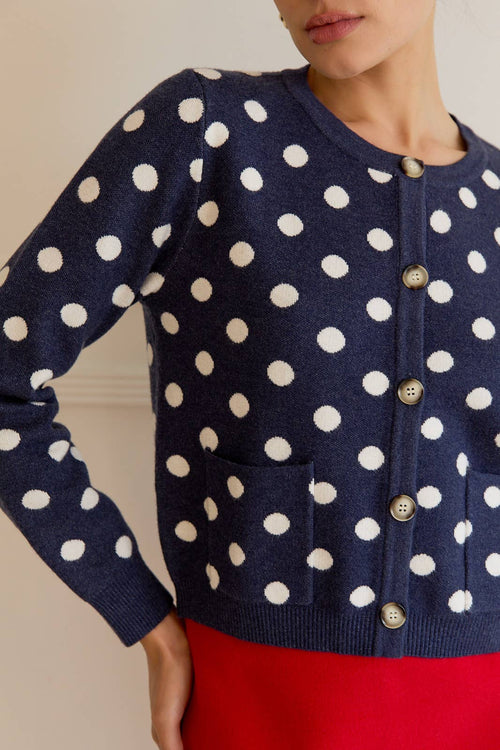 Amy polka dot cardigan