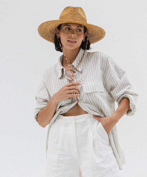 Ozzy Lifeguard Hat: Natural  XS 55