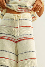 Arden stripe knit pants