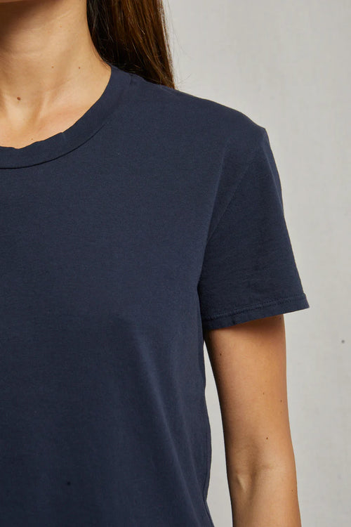 Harley navy crew tee