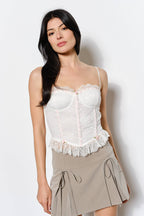 Serena lace bustier