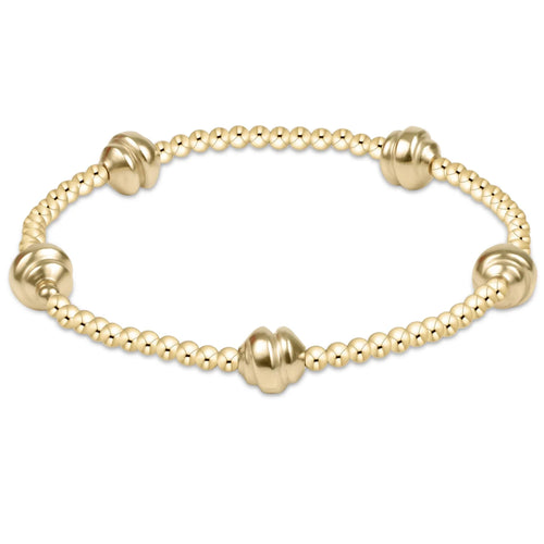 enewton admire small gold 2.5mm bracelet