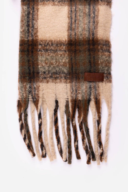 Mik Oversized Scarf: Plaid