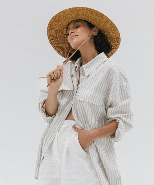 Ozzy Lifeguard Hat: Natural  XS 55