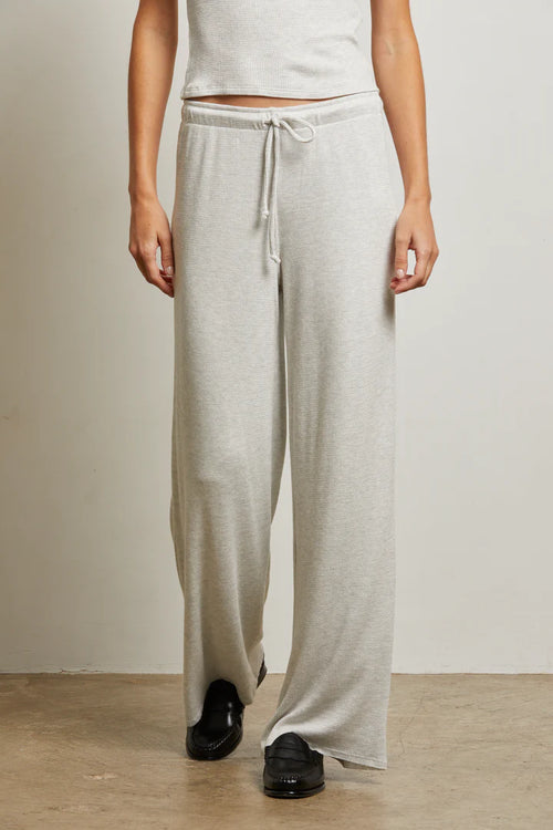 Maddie waffle pant in ash