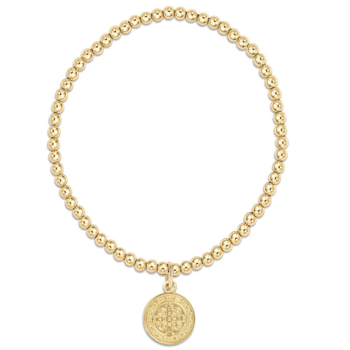 Enewton classic gold 3mm bracelet - blessing gold disk