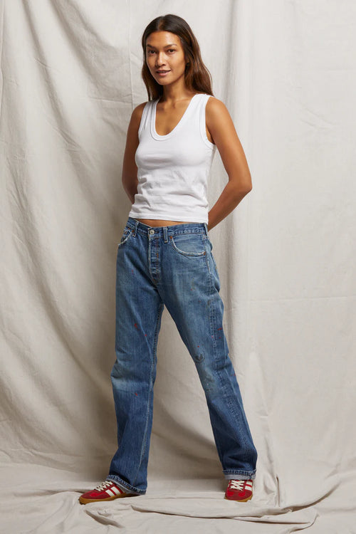 Khara white scoop tank