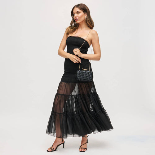 Allison Evening Bag: Black