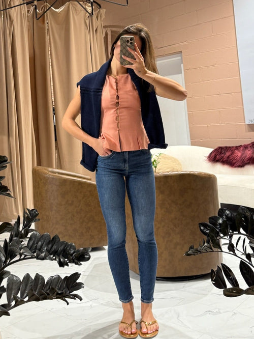 Money maker high rise skinny jeans