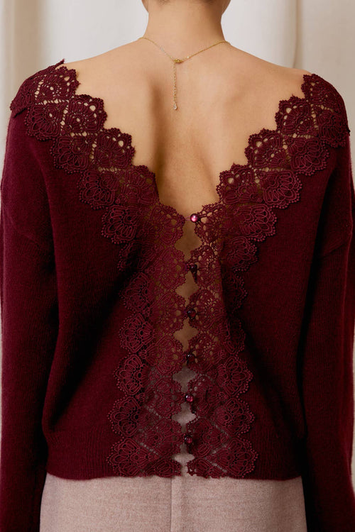 Eve lace back sweater