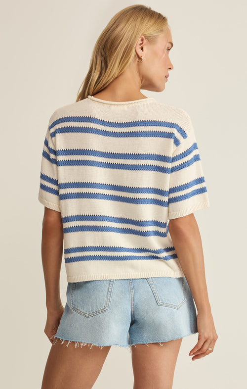 Prado stripe sweater tee