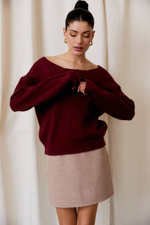 Eve lace back sweater