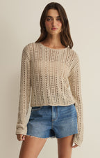 Upland crochet sweater