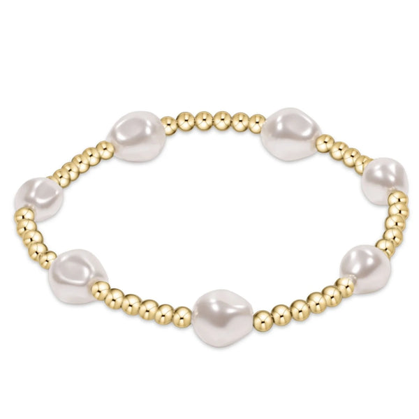 Enewton Admire gold bracelet - pearl