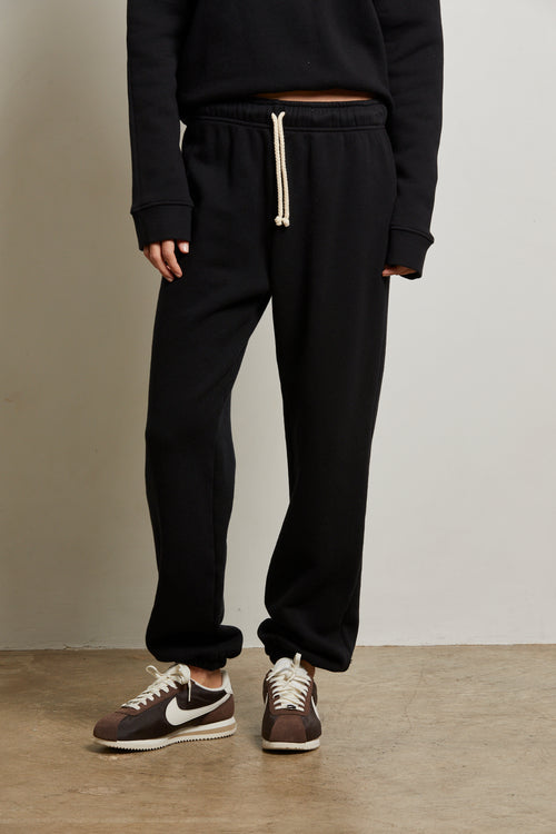 Michelle fleece jogger black