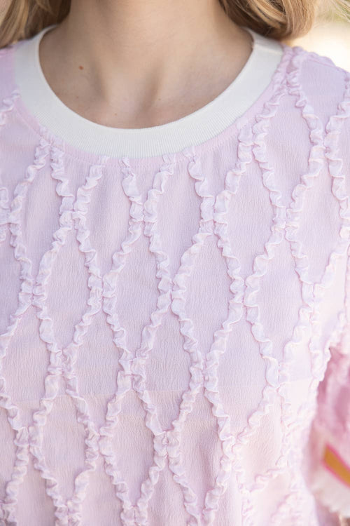 Callie pink diamond top