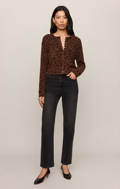 Medina leopard cardigan