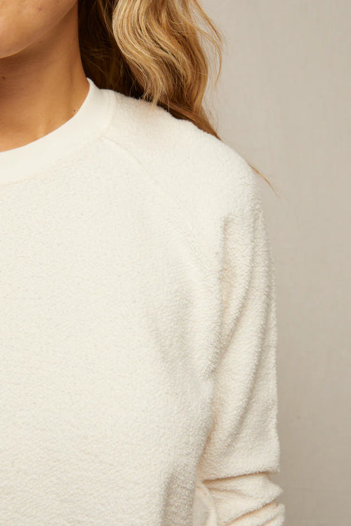 Ziggy inside out crewneck Ivory