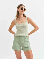 Blossom baby tank pistachio