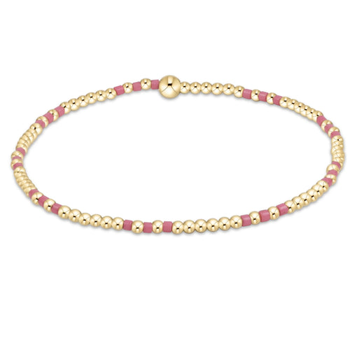 enewton hope joy pattern 2mm bead bracelet - pink